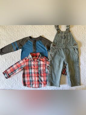 Baby Boy 12M Bundle Oshkosh Carter’s Cat & Jack